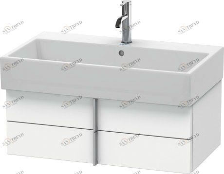 VA628701818 Тумбочка подвесная Vero Air #VA6287 784 x 431 мм Белый матовый, декор Duravit