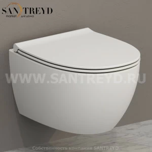 MDS04BO Подвесной унитаз настенный Белый Ceramica Globo 4ALL Италия