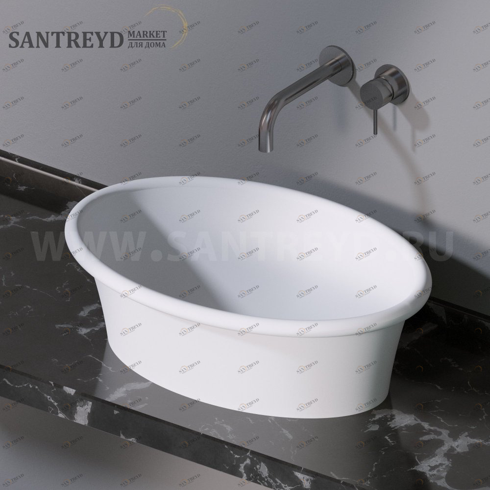 L491101 Накладная раковина на столешницу  овальная A. e T. Italia PRINCESS AeT ITALIA