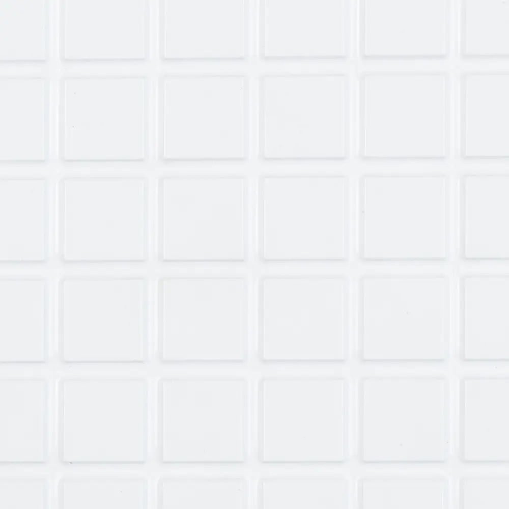 Панель ПВХ Мозаика белая 950x480x3 мм, 0.46 м2 Santreyd STLM-2028872