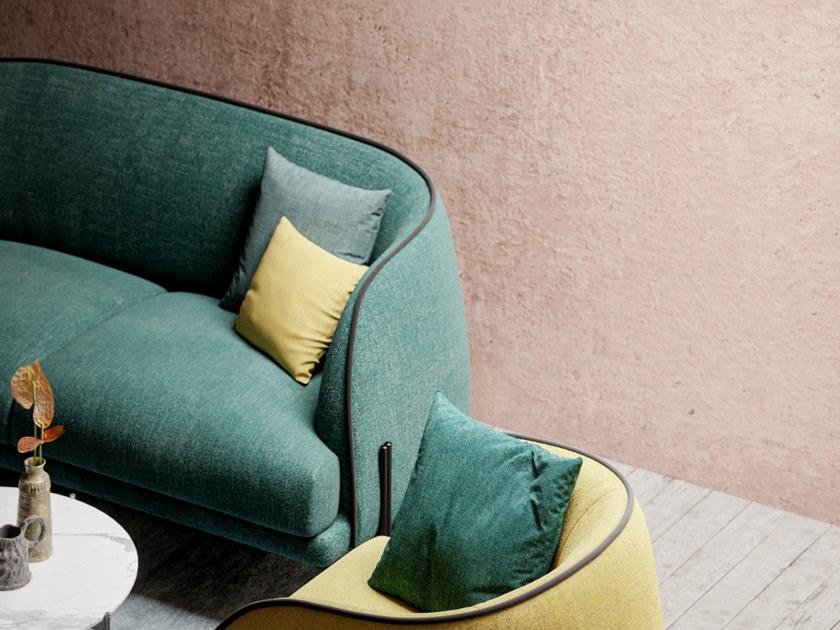 Liu Jo Living Collection 3-х местный тканевый диван Ceci est un caillou Cl1 d3 - Вид №2