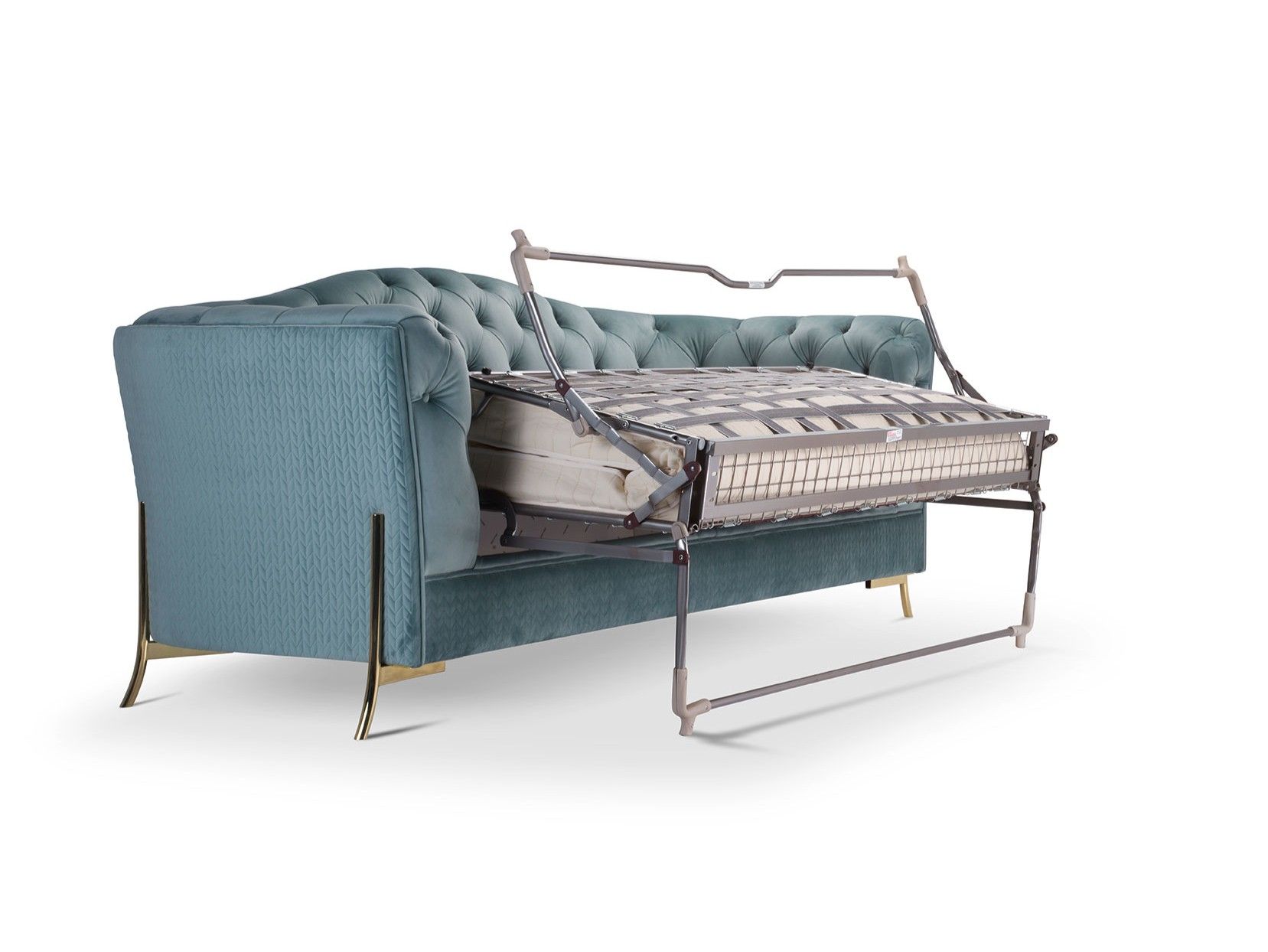 Диван-кровать capitonné из ткани с огнестойкой обивкой Domingo Salotti Nefele ARCH-00034794 - Вид №9