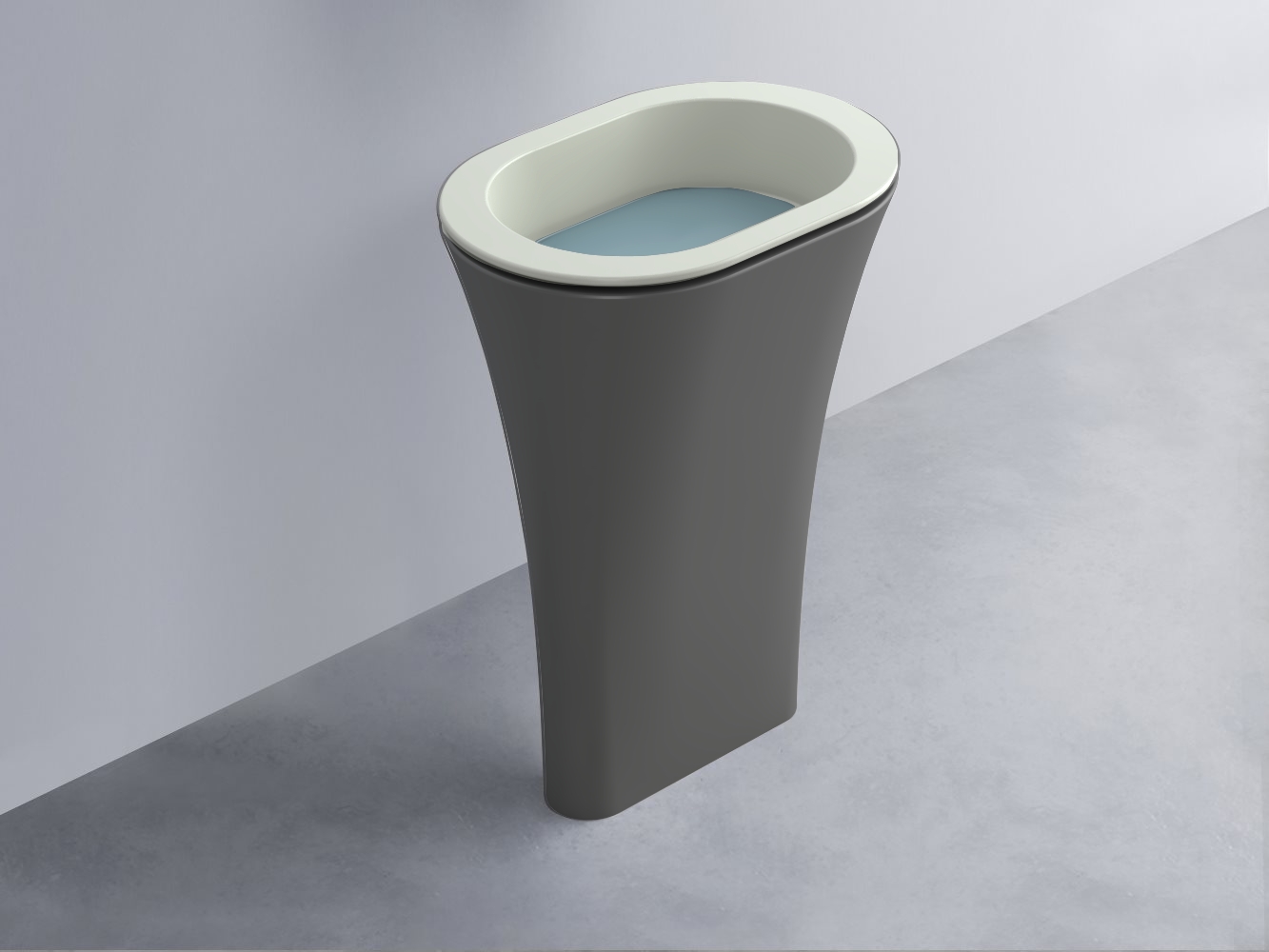 AMLA65-PM+AMPILO-PL+AMCOLO-CM Раковина Amedeo Ovale отдельностоящая cielo Enjoy + Amedeo Ceramica Cielo