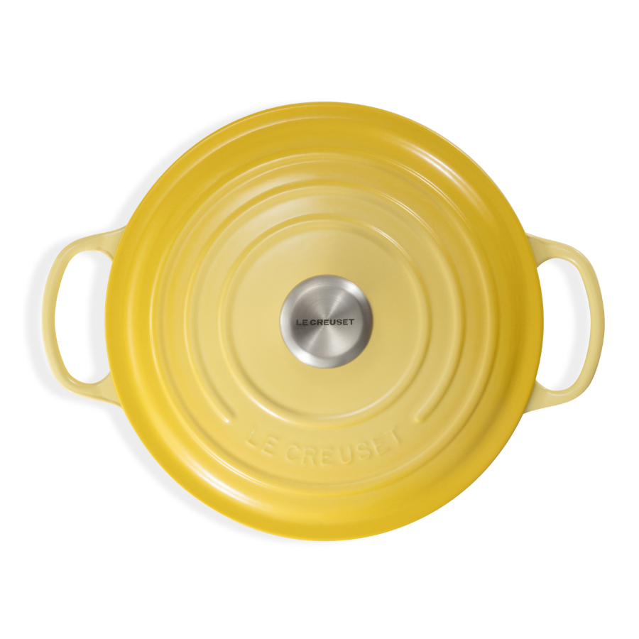 Кастрюля чугунная Le Creuset, Ø22 см, желтая 21177224032430 - Вид №5