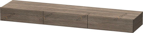 DS827305151 Полочка с ящиком DuraStyle #DS8273 1800 x 440 мм Сосна коричневая, декор Duravit