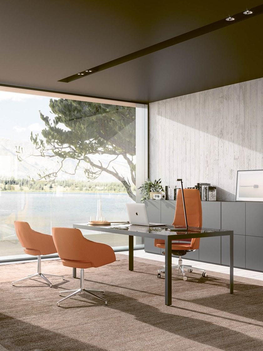 Sinetica Кожаное кресло с подлокотниками для залов ожидания Captain sun-id-1409119 - Вид №5