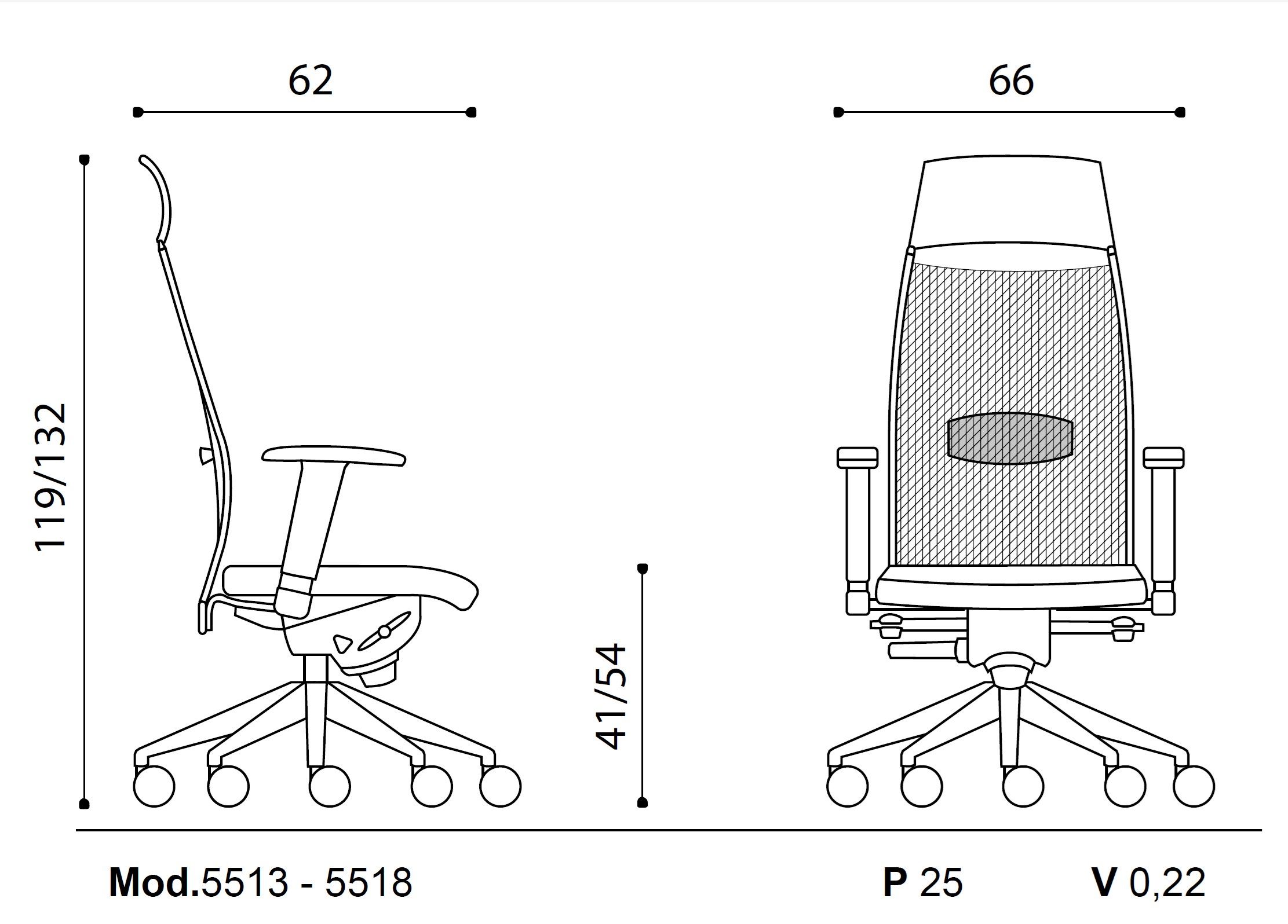 Вращающееся офисное кресло с высокой спинкой Ares Line ссылка ARCH-00096751 - Вид №4