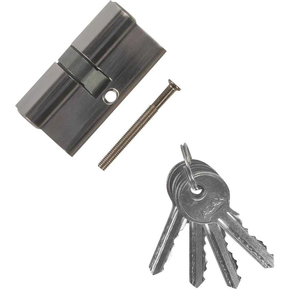 AJAX Цилиндр AX100/60 бронзовый с системой ключ-ключ 83738398 STLM-0044094 - Вид №2