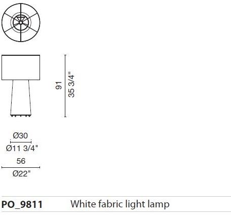Cappellini Торшер из ткани sun-id-1450016 - Вид №3