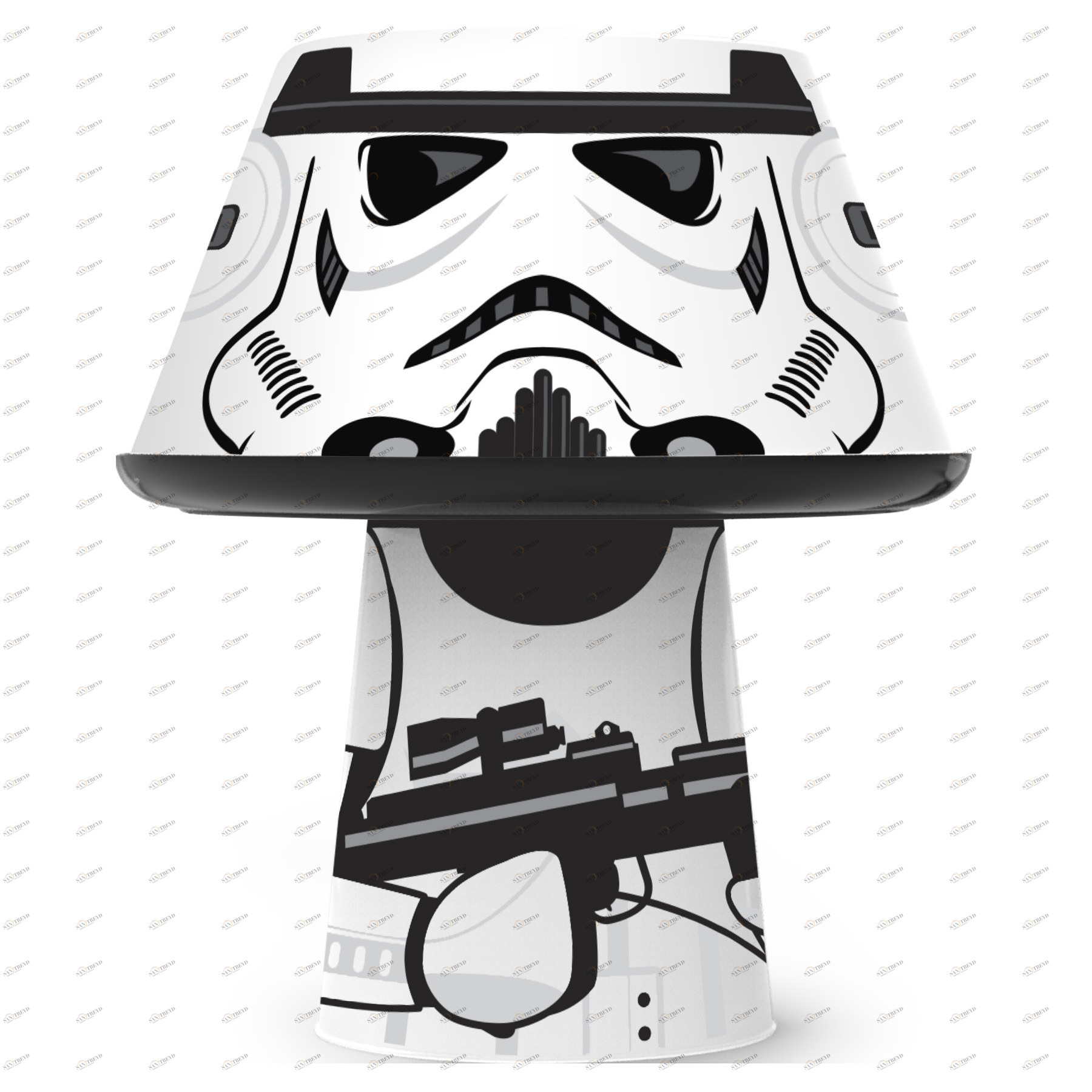 Набор пластиковой посуды "Штурмовики", 3 предмета (в виде героя) ND PLAY ЗВЕЗДНЫЕ ВОЙНЫ 335861 Белый Santreyd 