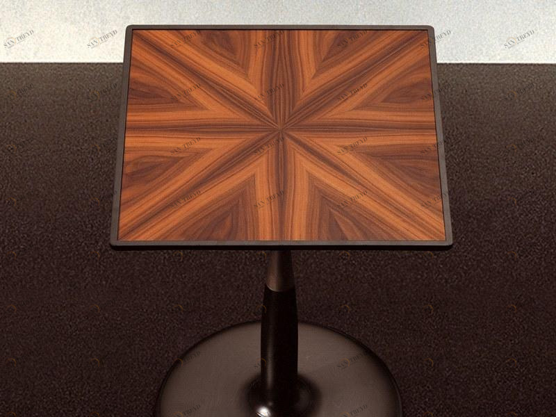 Giorgetti Квадратный деревянный журнальный столик sun-id-1443626