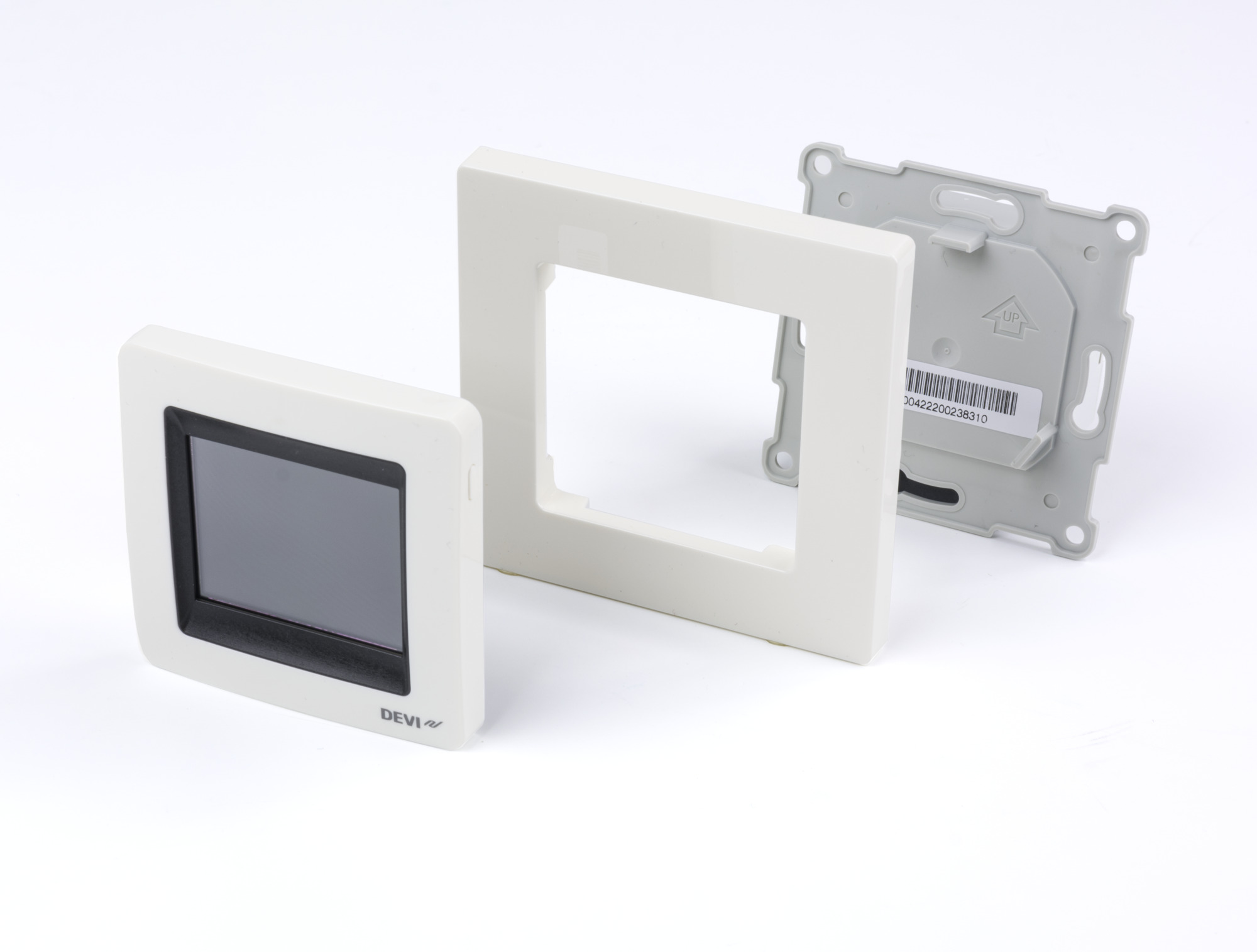 Danfoss DEVIreg™ Touch — программируемый терморегулятор для теплого пола с сенсорным дисплеем DEVIreg Touch терморегулятор черный 140F1069  - Вид №13