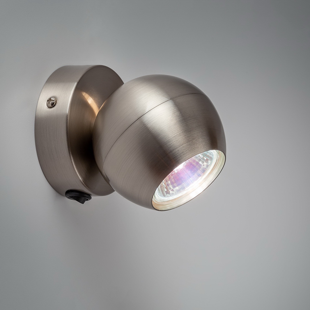 Бра с диммером никель Frezia Light 116015 FREZIA LIGHT  00-3953616 Бирюзовый  - Вид №1