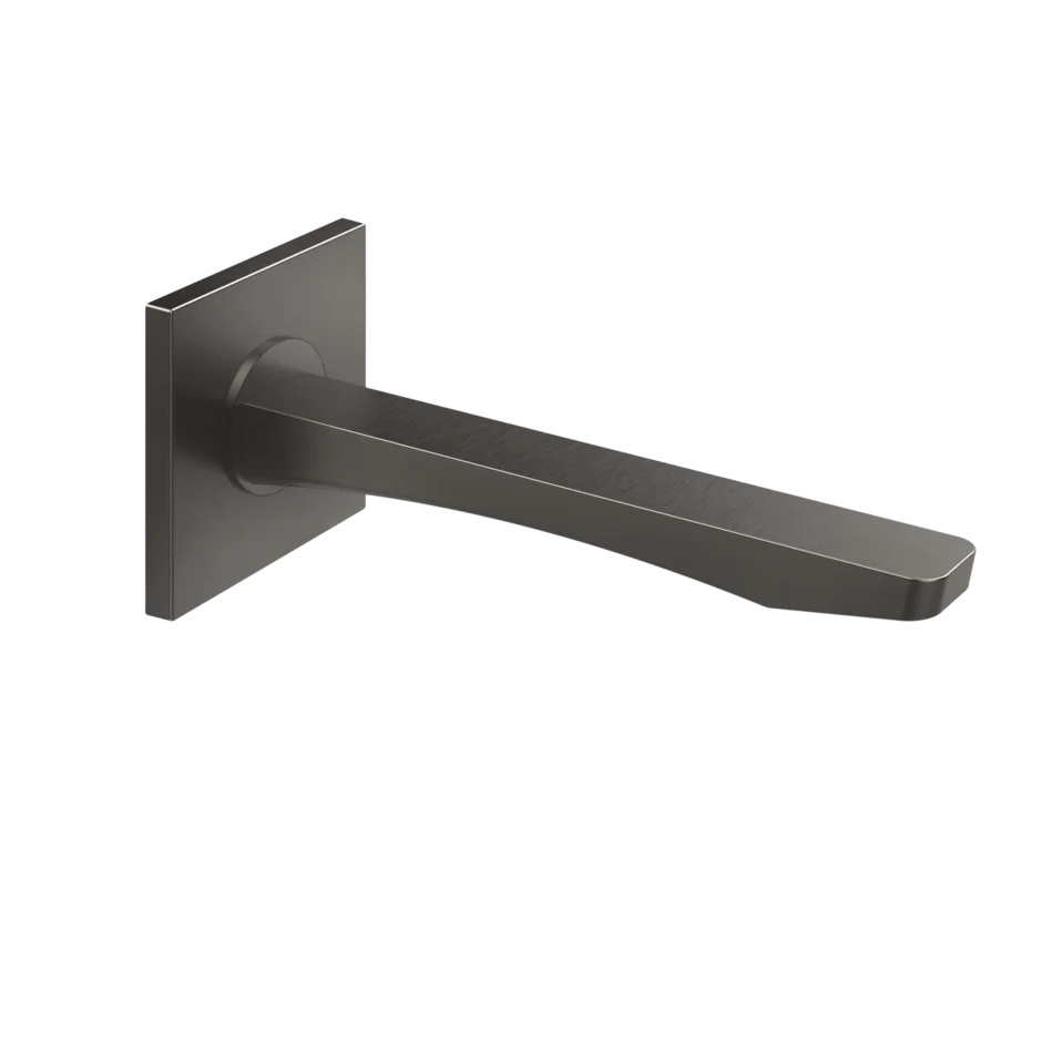 Носик для умывальника 59100 707 Gessi Rilievo ЧЕРНЫЙ МЕТАЛЛ BR. PVD 59100707