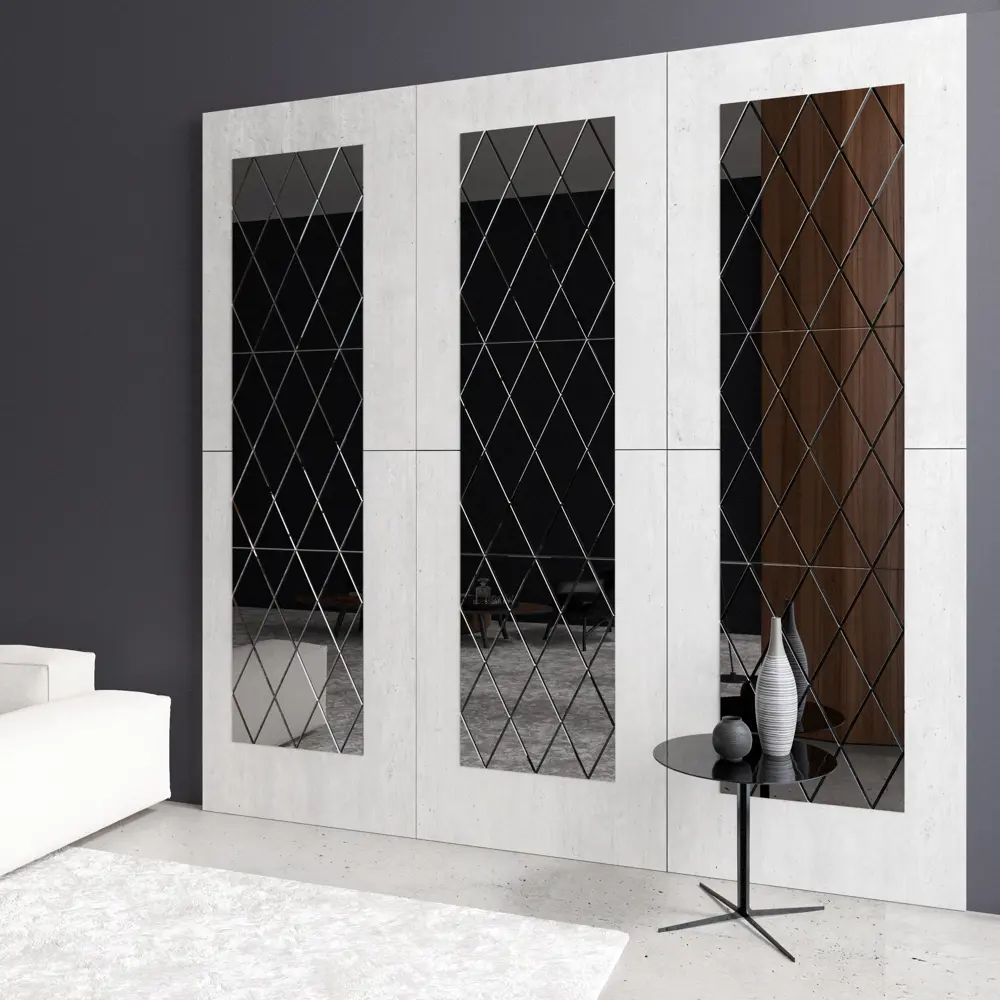 Панель зеркальная декоративная «Гравировка 1» 61х81 см цвет графит Santreyd Зеркальная панель декоративная STLM-2161386 - Вид №3