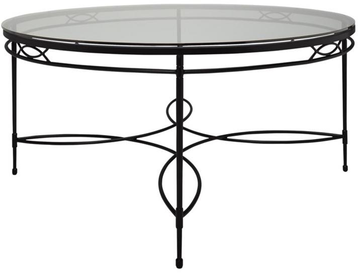 JANUS et Cie Круглый обеденный стол из нержавеющей стали и стекла Amalfi sun-id-1357727 - Вид №1