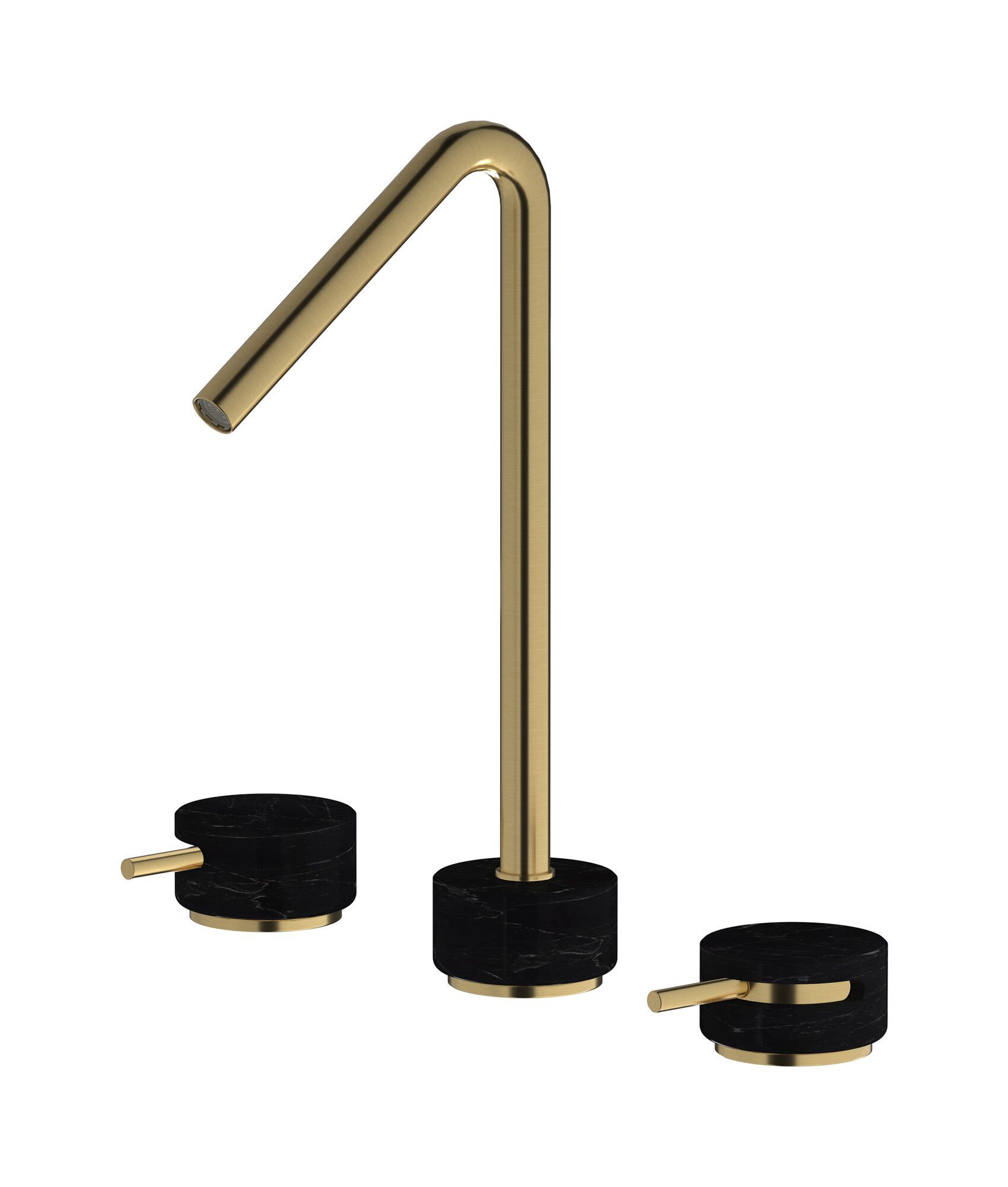 Смеситель для раковины с 3 отверстиями для мраморной столешницы IB мрамор + мрамор Elle ARCH-00068761 - Вид №16