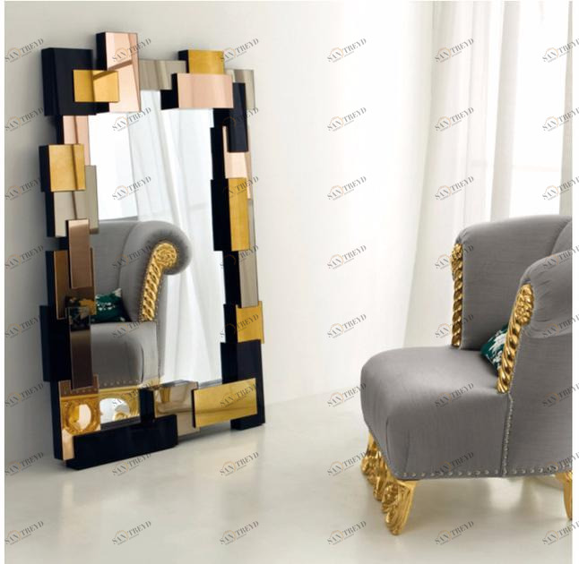 Rozzoni Зеркало прямоугольное с рамой Capri sun-id-1404994