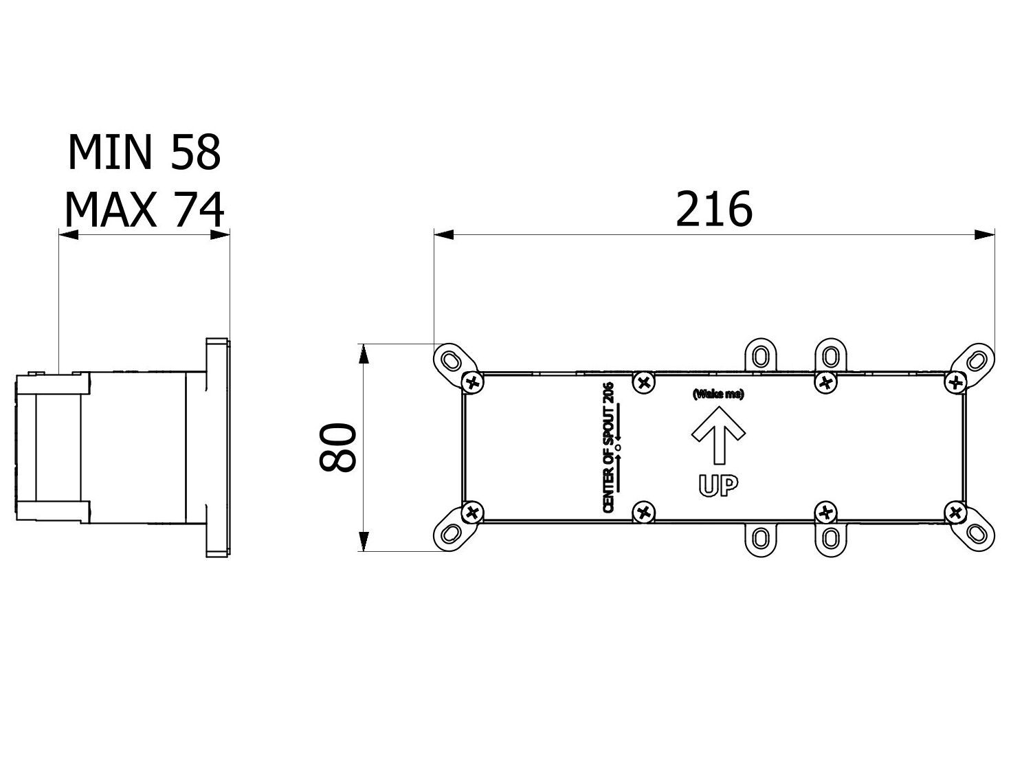 Встраиваемый корпус для смесителя IB IB BOX ARCH-00050136 - Вид №2