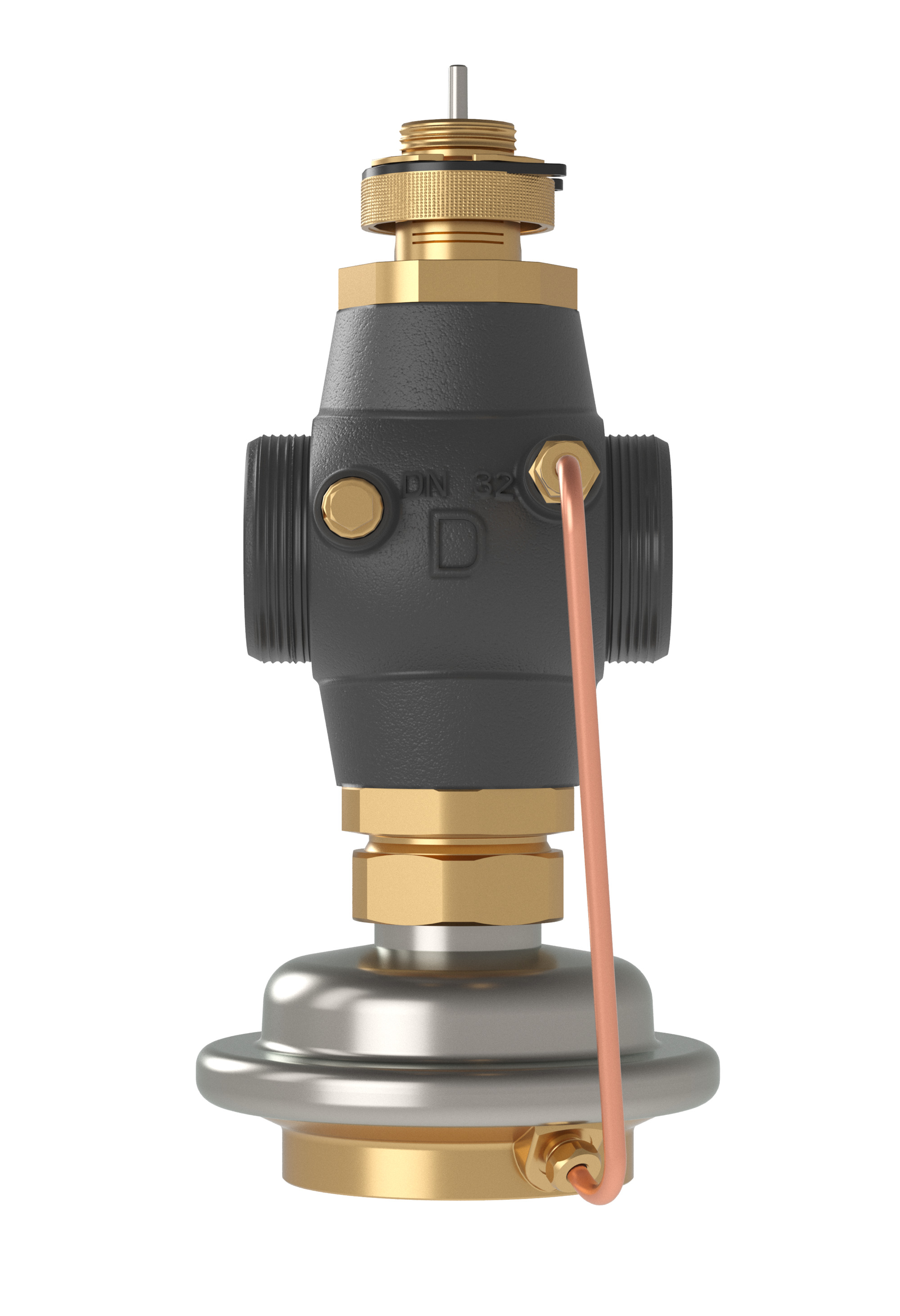 Danfoss Клапан регулирующий комбинированный AVQM с наружной резьбой или фланцевый Комб. р-рAVQM PN16 20/6,3//0,2/резьб. 003H6738  - Вид №46