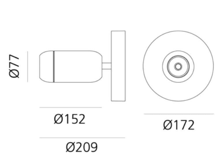 Регулируемый светодиодный наружный прожектор Artemide Gople Outdoor ARCH-00062191 - Вид №5