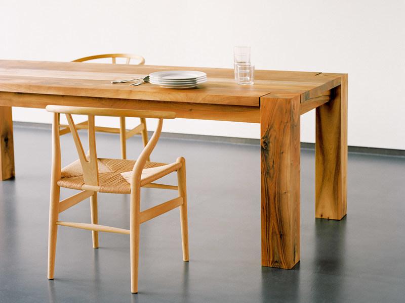 e15 Прямоугольный стол из массива дерева  Ta04  - Вид №3