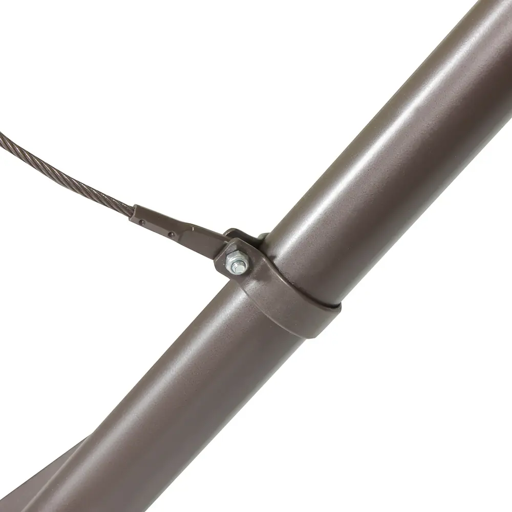 Гамак-гондола садовый 190x320 см, с тентом, сталь/пвх Santreyd STLM-2128065 - Вид №7