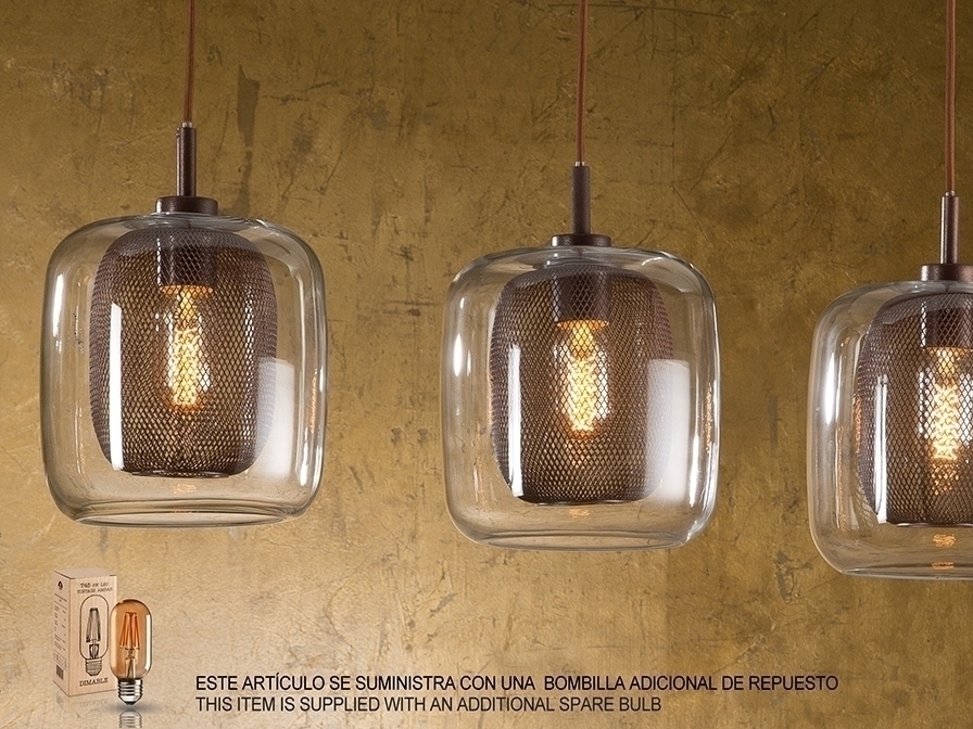 086271 Подвесной светильник 4L шоколадный DIMABLE Schuller Fox - Вид №2