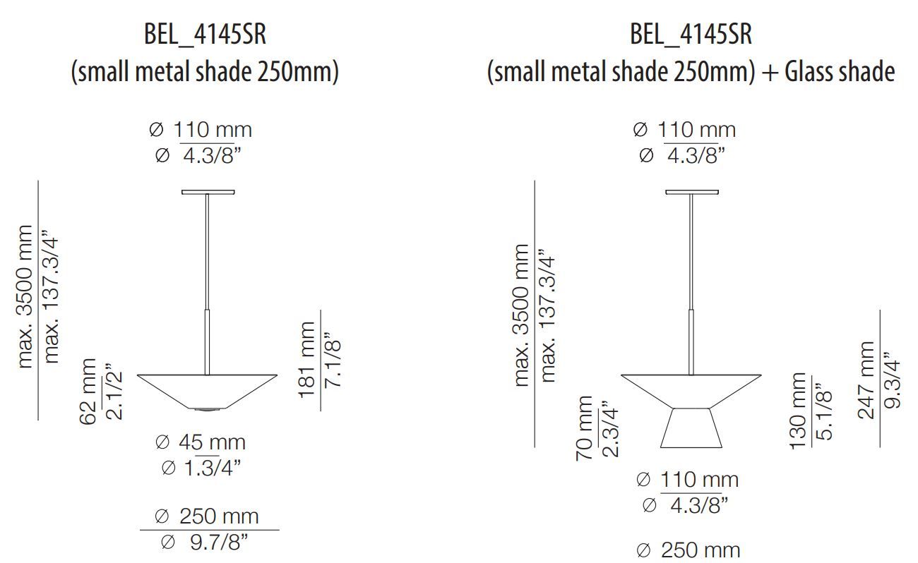Металлический светодиодный подвесной светильник Estiluz Belt ARCH-00105269 - Вид №12