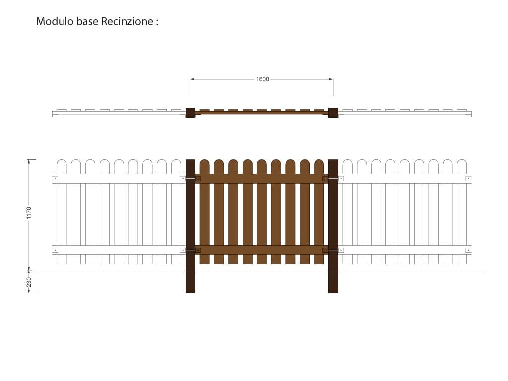 Модульный забор из Strongplast EUROCOMITALIA современная мебель ARCH-00118565 - Вид №3