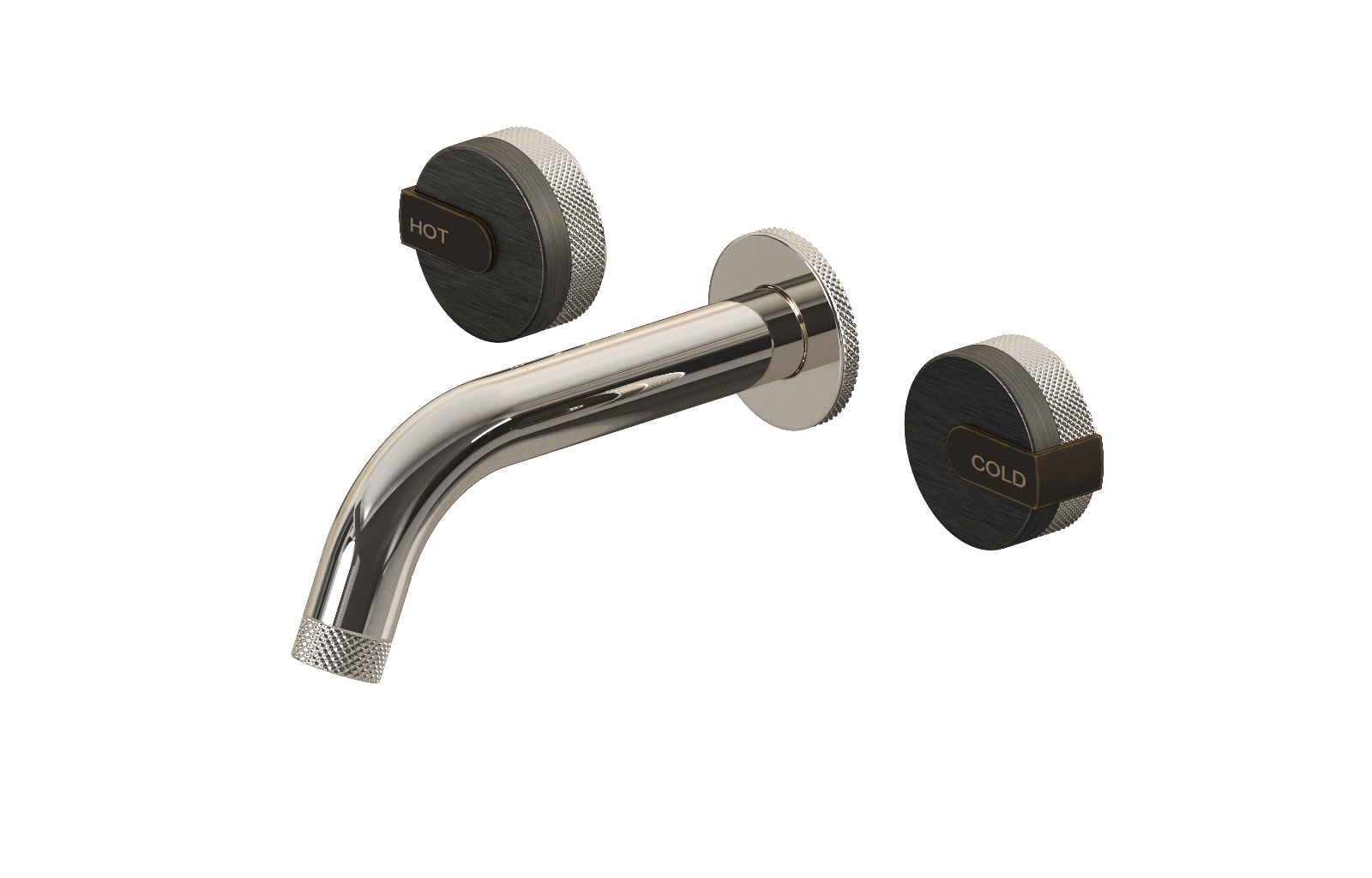 E-11530-R1BOX-L1OB-PN Смеситель для умывальника из 19,1см носикем (внешняя часть) GRAFF MOD+