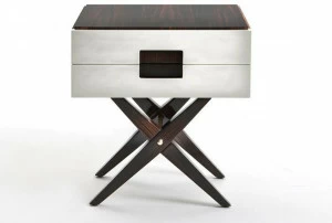 Rozzoni Прямоугольная тумбочка из орехового дерева с ящиками Ambra