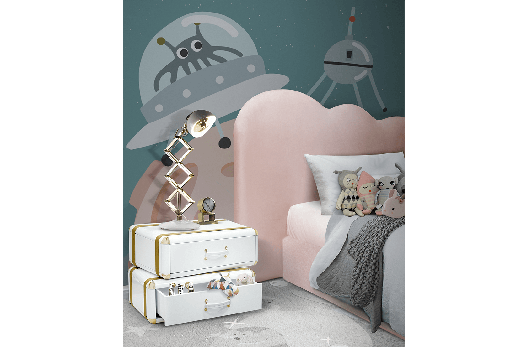 CIST826 Прикроватные тумбочки детские Фэнтези Эйр Circu  - Вид №12