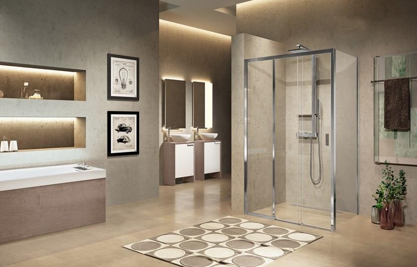 NOVELLINI Душевая ниша с раздвижной дверцей Lunes 2.0 sun-id-1380583 - Вид №1