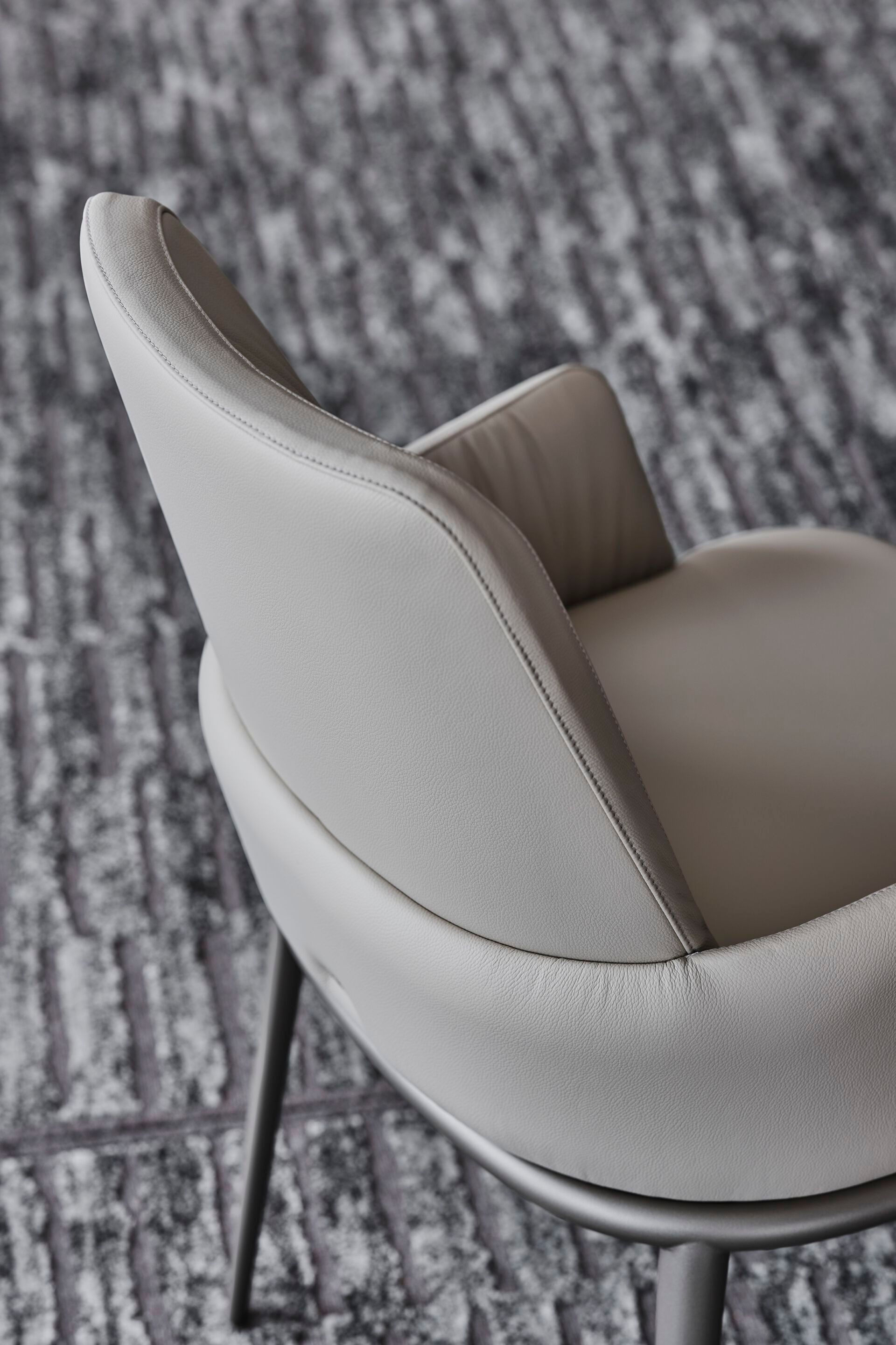 Кожаный мягкий стул с подлокотниками Cattelan italia BELINDA ML ARCH-00044554 - Вид №2