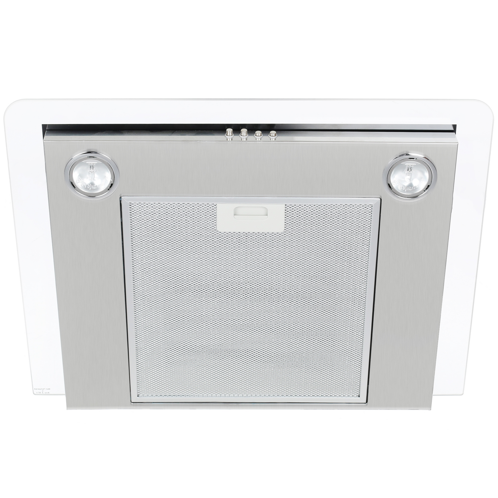 1106564 Вытяжка каминная Jetair MOLLY P 60 INX серебристый/прозрачный STDN-0069069 - Вид №1