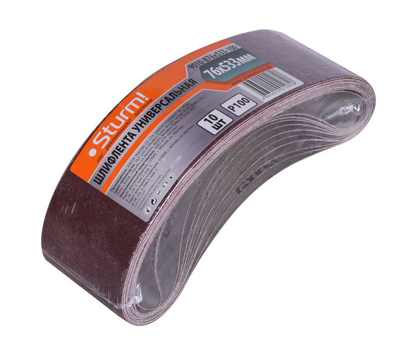 Шлифовальная лента Sturm! 9010-B76x533-100 8114275 STDN-0071567 - Вид №1