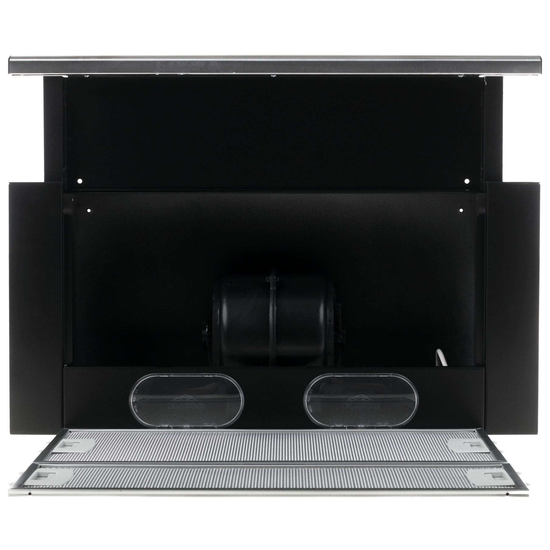 1040498 Вытяжка телескопическая ELIKOR Интегра 60П-400-В2Л черный/серебристый STDN-0081939 - Вид №6