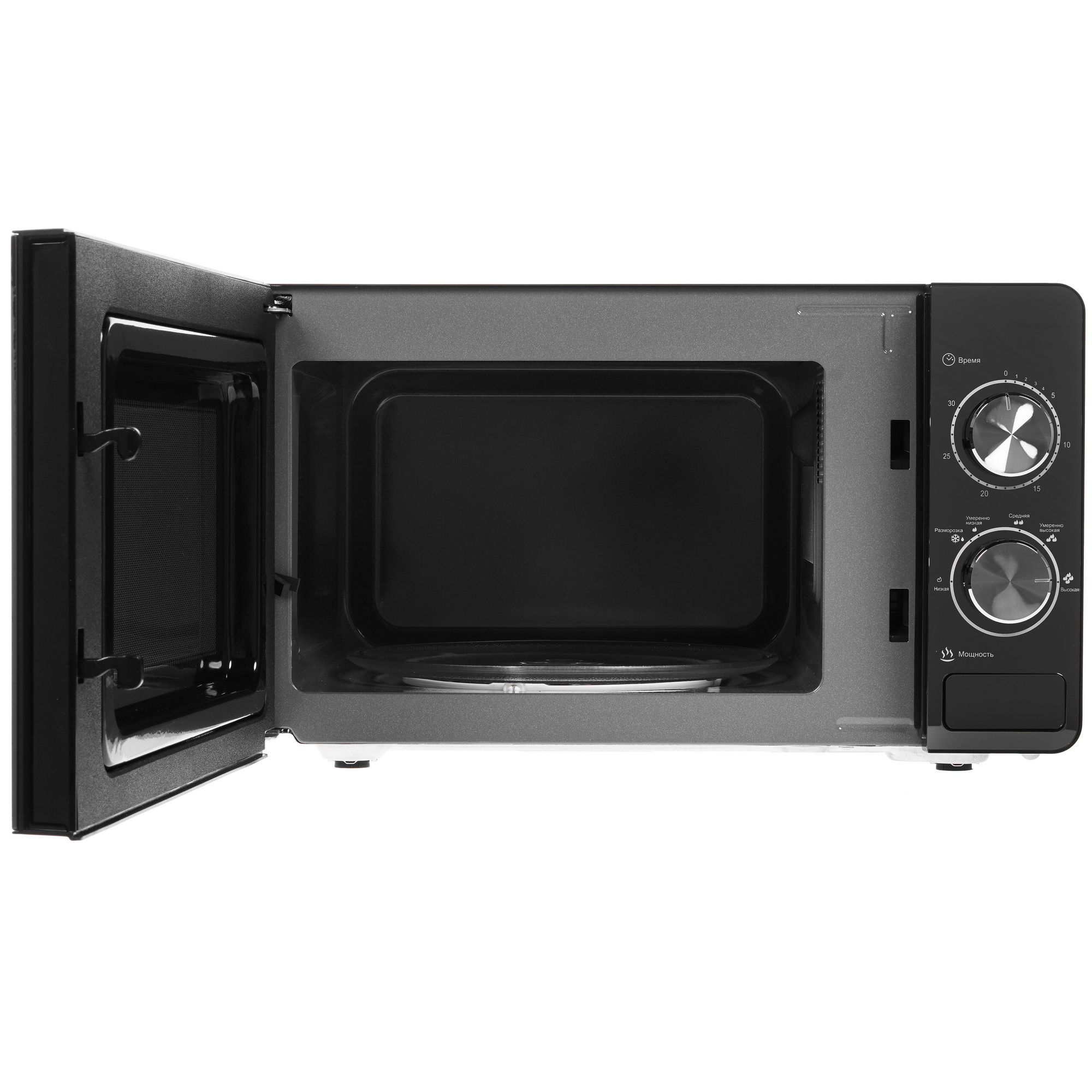 1224003 Микроволновая печь Tesler MM-2002 зеркальный, черный STDN-0084497 - Вид №4