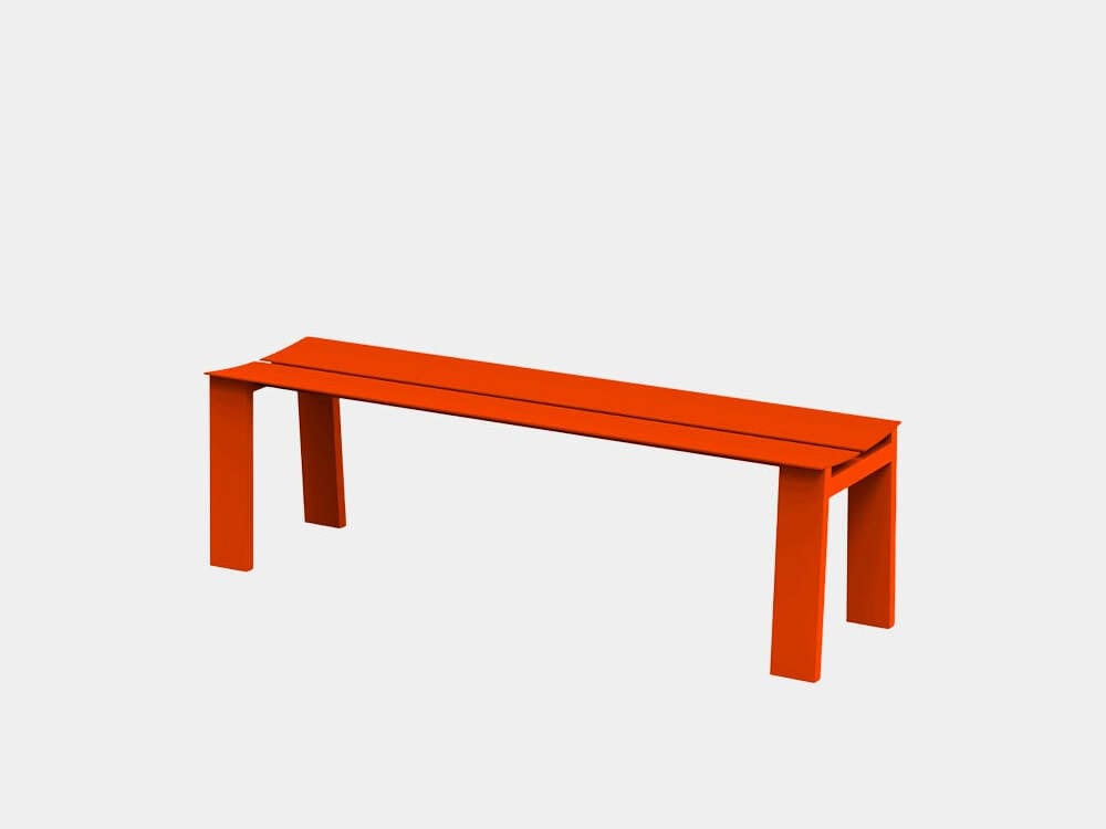 Алюминиевая скамья с порошковым покрытием RS Barcelona Seu ARCH-00067573 - Вид №7