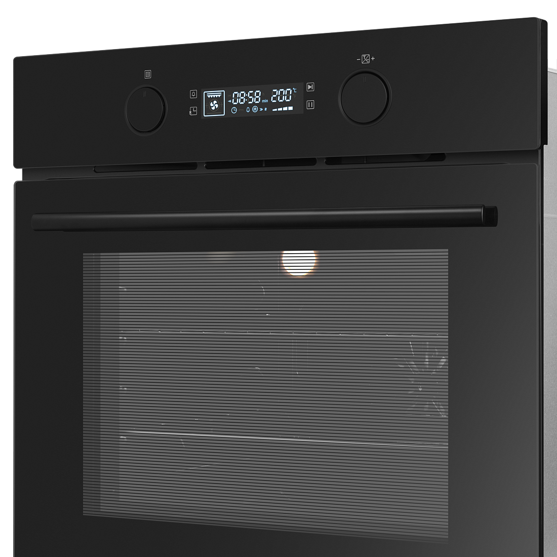 9100951 Электрический духовой шкаф HOMSair OEM606BK2 черный STDN-0068462 - Вид №6