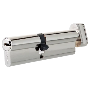 Цилиндр Apecs SM-120(55/65C)-C-NI, 55x65 мм, ключ/вертушка, цвет никель