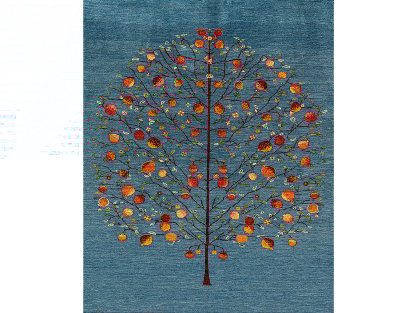 Прямоугольный шерстяной ковер на заказ Zollanvari Gabbehs Flora &amp ARCH-00102605