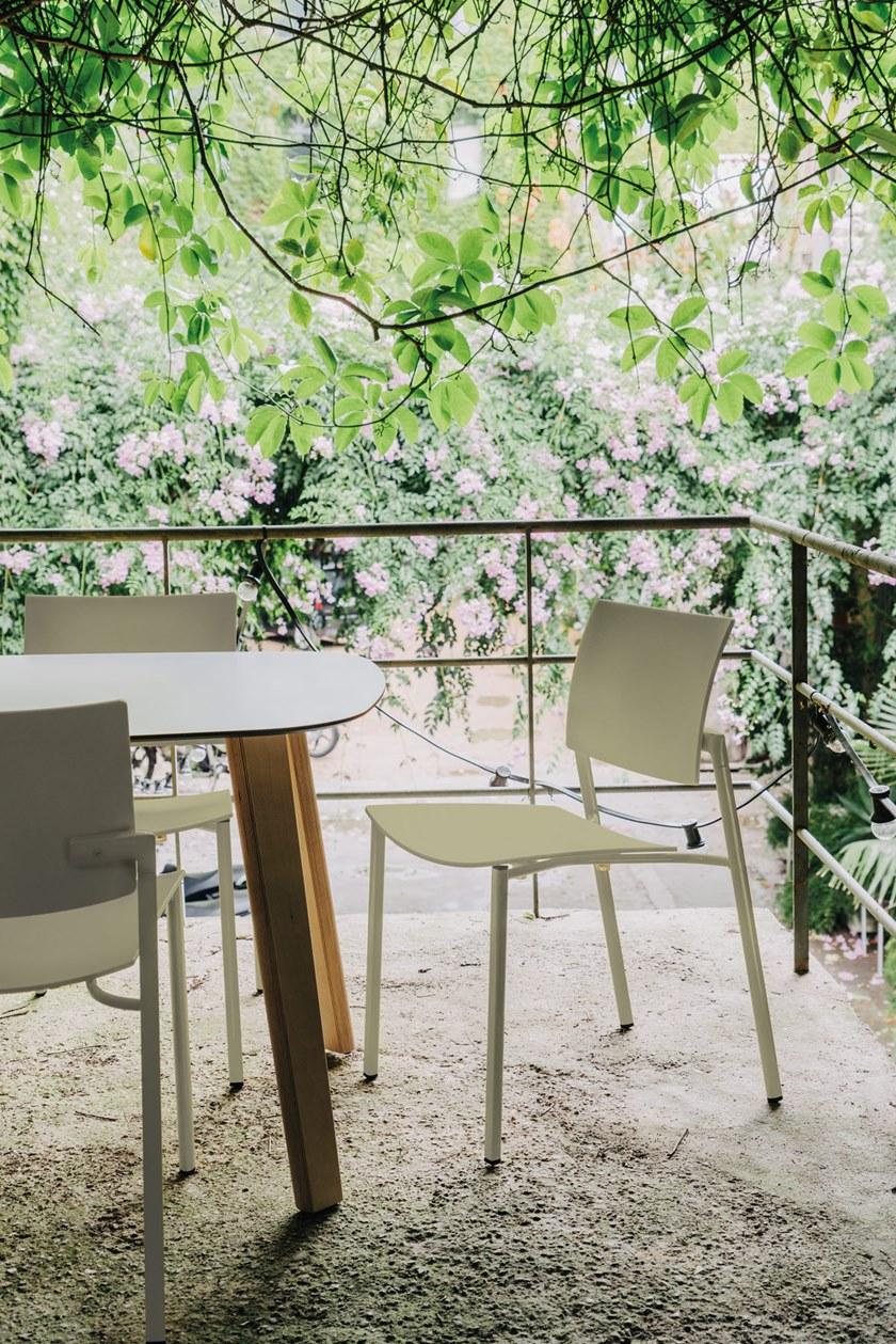 ENEA Штабелируемый стул из ткани Bio sun-id-1404191 - Вид №2