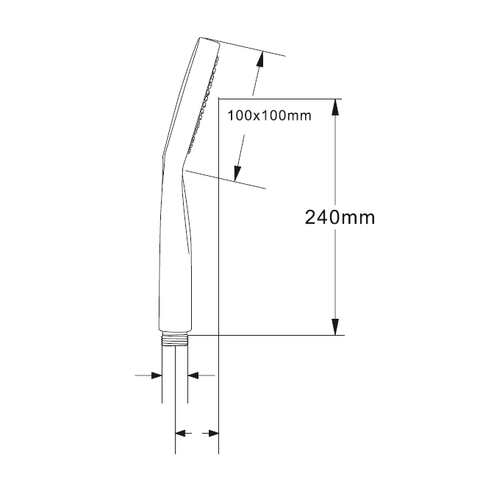 Orange S08cr Душевая система без смесителя в комплекте Хром sun-id-1517049 - Вид №9
