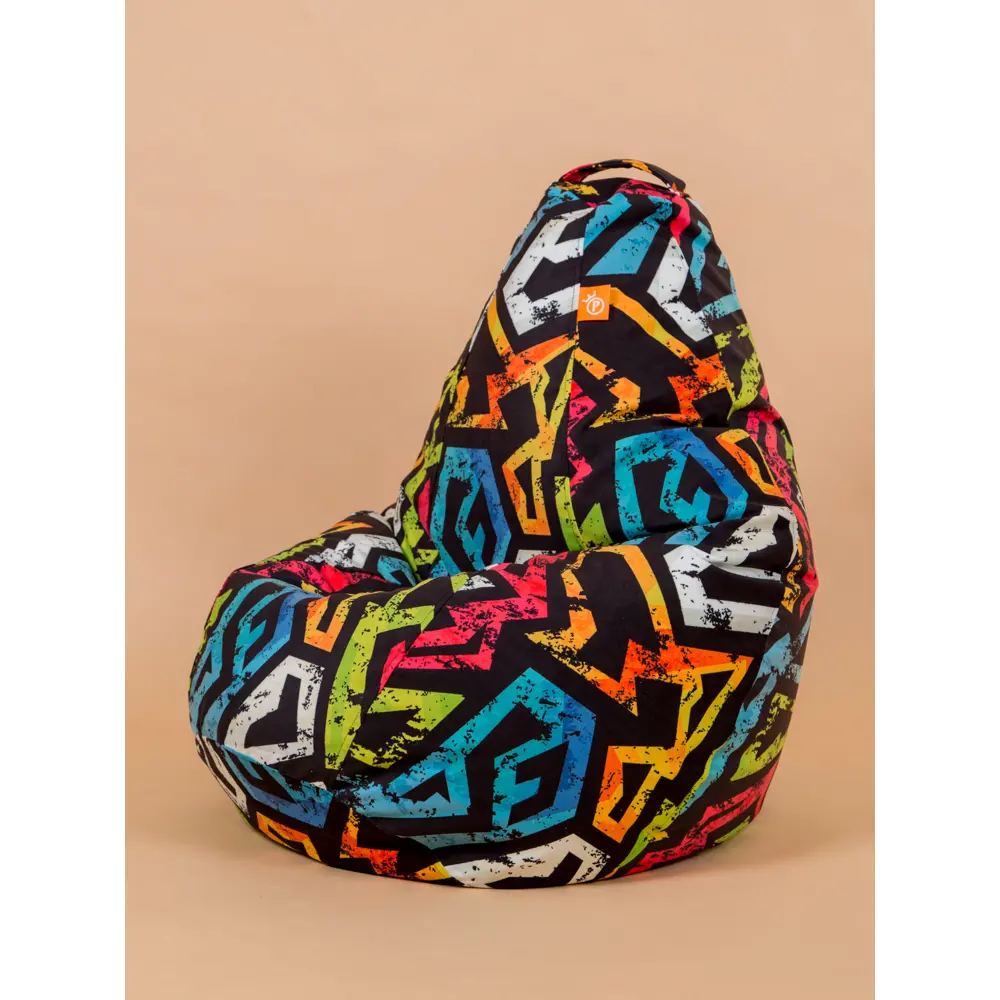 Кресло-груша Оксфорд XL принт хайп Santreyd STLM-2129095