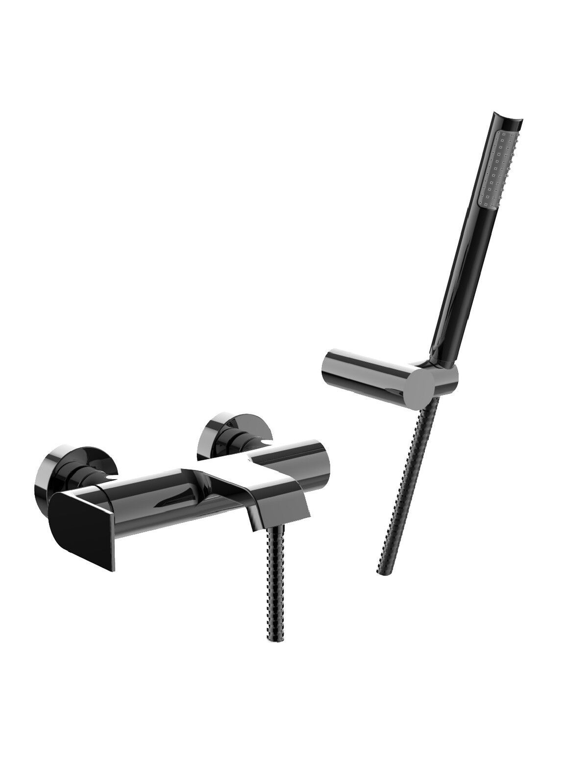 Настенный смеситель для ванны с ручным душем Rubinetterie Frattini Птолемей ARCH-00068297 - Вид №8