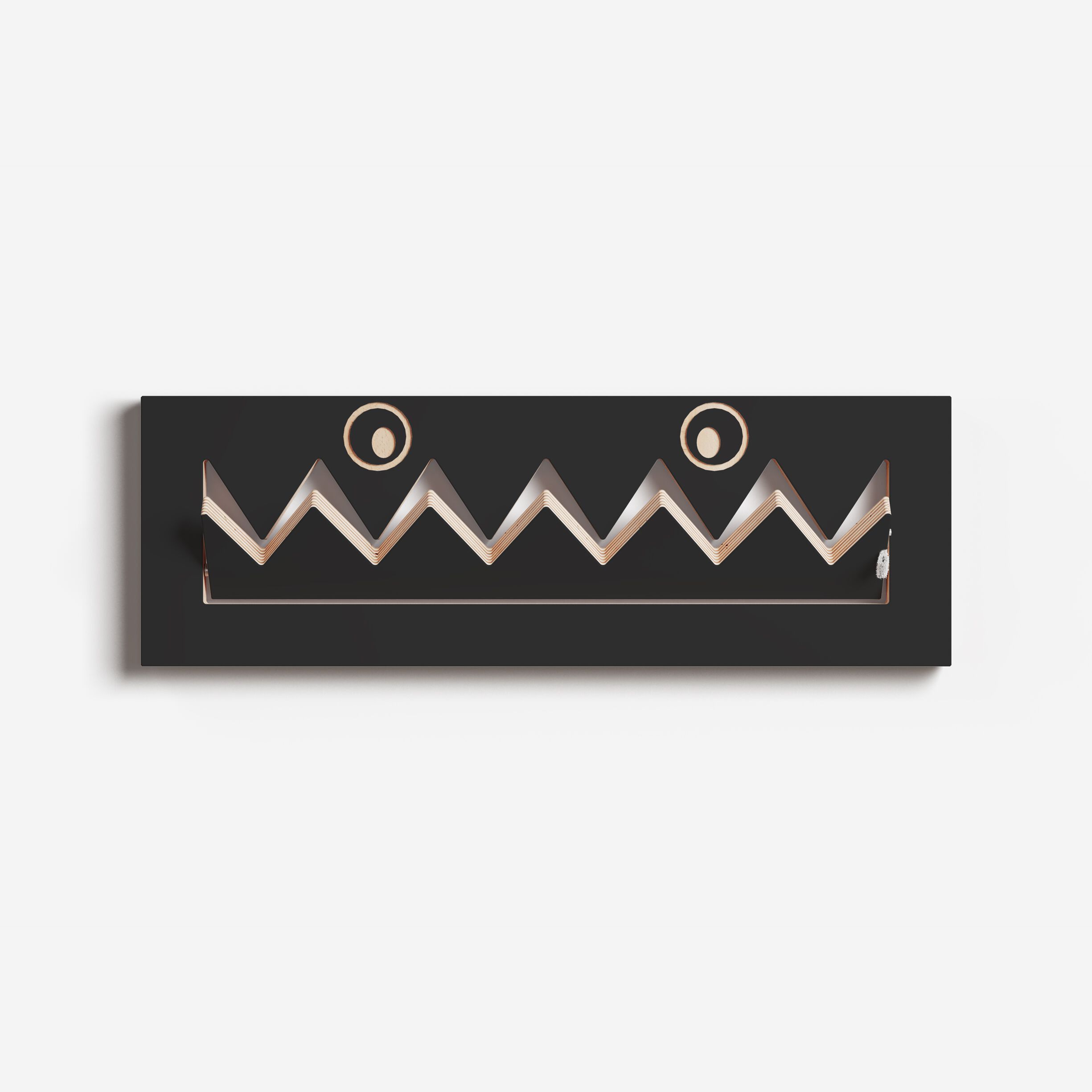 Вешалка для одежды из фанеры AMBIVALENZ Fläpps Monsterhäng 60x20-1 ARCH-00124147 - Вид №3