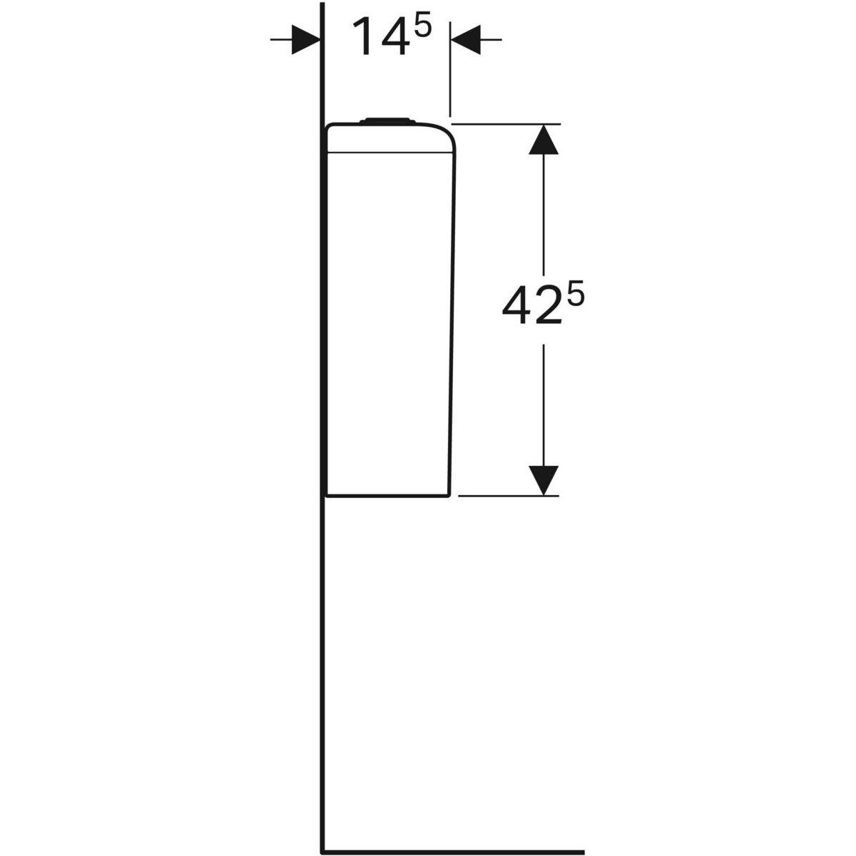 Внешняя вытяжная коробка в витрине Geberit ICON ARCH-00140052 - Вид №3