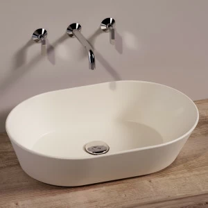 WA02SABBIAMATT Накладная раковина на столешницу  овальная Simas